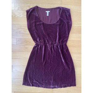 J. Crew Maroon Velluto Panne Velvet sz 4